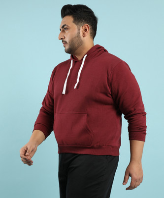 Instafab Plus Full Sleeve Solid Men Sweatshirt