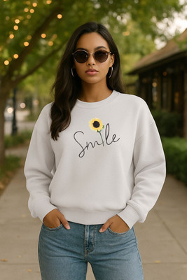 Mundali Full Sleeve Graphic Print Women Sweatshirt
