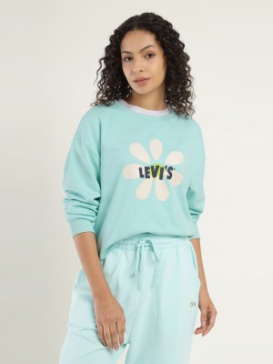 LEVI'S Full Sleeve Solid Women Sweatshirt