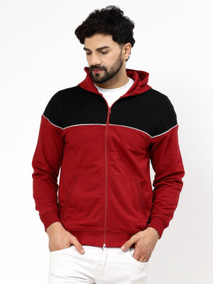 KALT Full Sleeve Color Block Men Sweatshirt