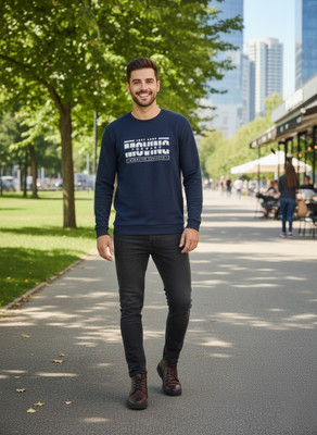 BANSII DHUN Full Sleeve Printed Men Sweatshirt
