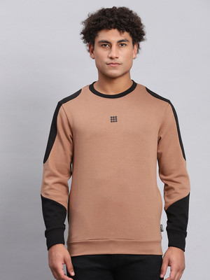 Rock.it Full Sleeve Solid Men Sweatshirt