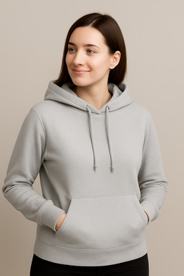 CKARFE Full Sleeve Solid Women Sweatshirt