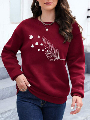 KASHIAN Full Sleeve Printed Women Sweatshirt