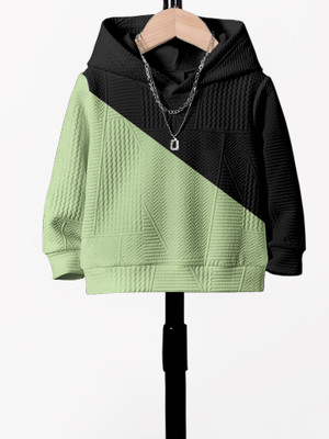 ALANTA Full Sleeve Color Block Boys & Girls Sweatshirt