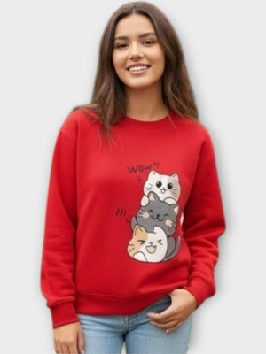 Stylezone Full Sleeve Printed Women Sweatshirt