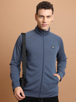 HIGHLANDER Full Sleeve Self Design Men Sweatshirt