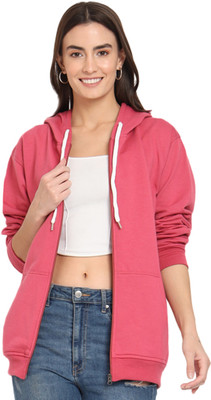 SHAUN Full Sleeve Solid Women Sweatshirt