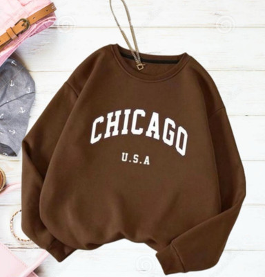 VIZCON HUB Full Sleeve Solid Women Sweatshirt