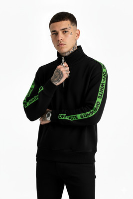 Oiinthread Full Sleeve Striped Men Sweatshirt