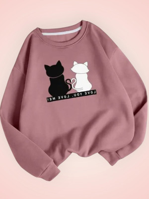 DRAXSTARS Full Sleeve Solid Women Sweatshirt