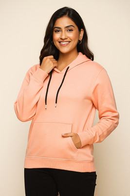 Wellvery Full Sleeve Solid Women Sweatshirt