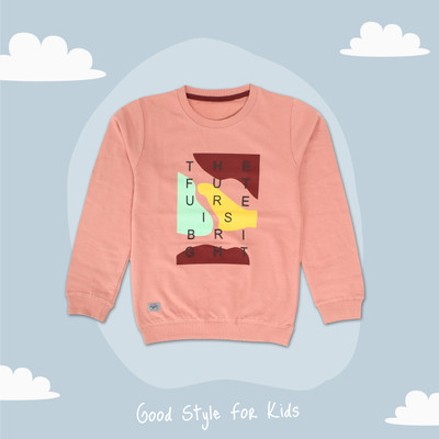 Color Hunt Full Sleeve Printed Boys Sweatshirt