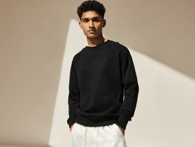 Finkloth Full Sleeve Solid Men Sweatshirt