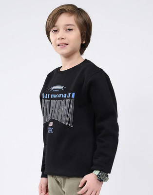 MONTE CARLO Full Sleeve Printed Boys Sweatshirt