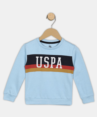 U.S. POLO ASSN. Full Sleeve Printed Baby Boys Sweatshirt