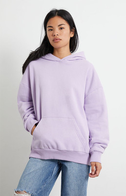 PickPok Full Sleeve Solid Women Sweatshirt