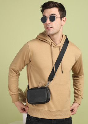 Alan Jones Full Sleeve Solid Men Sweatshirt