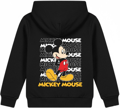 ORANGEMOON Full Sleeve Self Design, Printed, Graphic Print Boys Sweatshirt