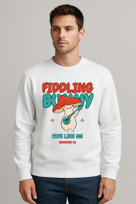 Adnikezed Full Sleeve Solid Men Sweatshirt