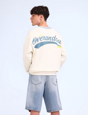 FLYING MACHINE Full Sleeve Graphic Print Men Sweatshirt
