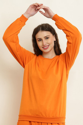 CANIDAE FASHION Full Sleeve Solid Women Sweatshirt