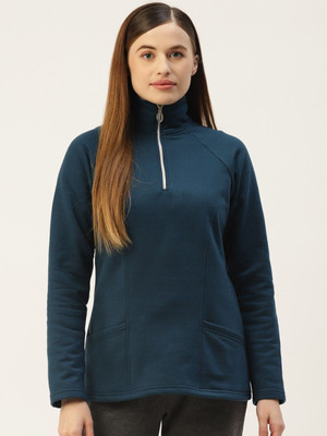 BRINNS Full Sleeve Self Design Women Sweatshirt