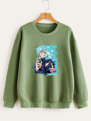 KCON Full Sleeve Printed Men Sweatshirt