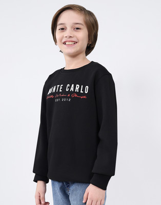 MONTE CARLO Full Sleeve Printed Boys Sweatshirt