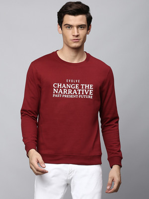 Dennis Lingo Full Sleeve Self Design Men Sweatshirt