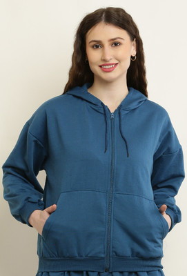 elegance redefined Full Sleeve Solid Women Sweatshirt