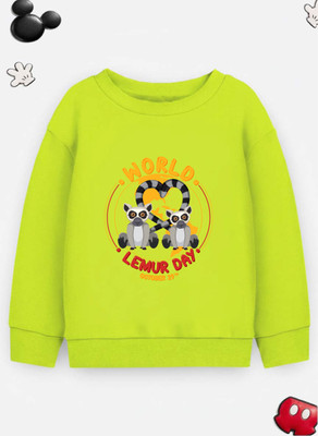 Kids Craft Full Sleeve Self Design Boys Reversible Sweatshirt