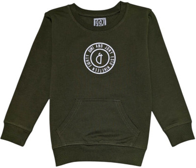 GINI & JONY Full Sleeve Solid Boys Sweatshirt