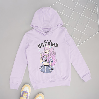 Pantaloons Junior Sleeveless Printed Girls Sweatshirt