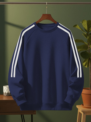 FashionAndYOUTH Full Sleeve Striped Men Sweatshirt