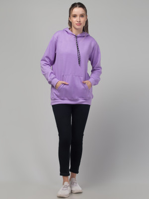 ADIXUS Full Sleeve Solid Women Sweatshirt