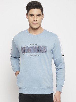 DUKE Full Sleeve Printed Men Sweatshirt