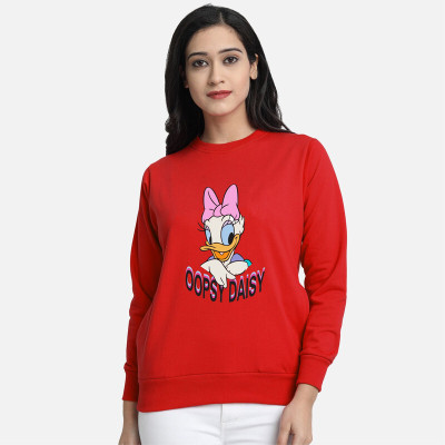 DISNEY by DreamBe Full Sleeve Printed Women Sweatshirt