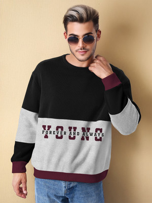 TRIPR Full Sleeve Printed Men Sweatshirt