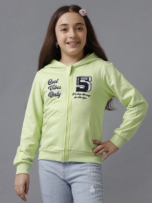 Under Fourteen Only Full Sleeve Printed Girls Sweatshirt