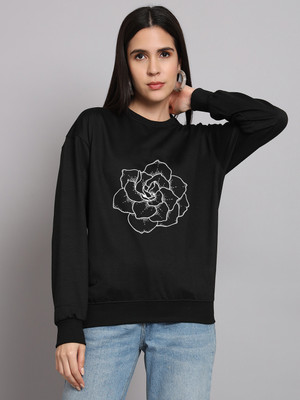 OBAAN Full Sleeve Printed Women Sweatshirt