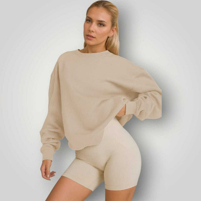 HouseOfCommon Full Sleeve Solid Women Sweatshirt