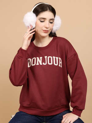 Tokyo Talkies Full Sleeve Printed Women Sweatshirt