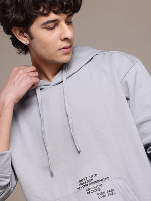 Roadster Full Sleeve Solid Men Sweatshirt