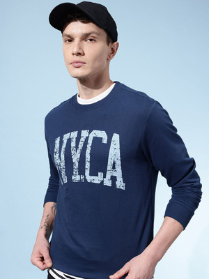 Glitchez Short Sleeve Printed Men Sweatshirt