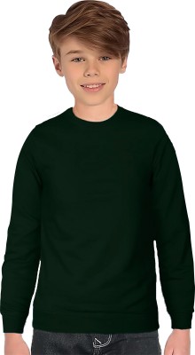 JUGULAR Full Sleeve Solid Boys Sweatshirt