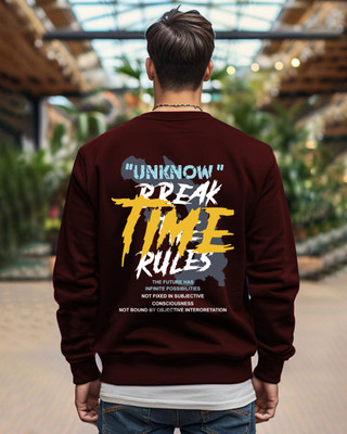 FastColors Full Sleeve Graphic Print Men Sweatshirt
