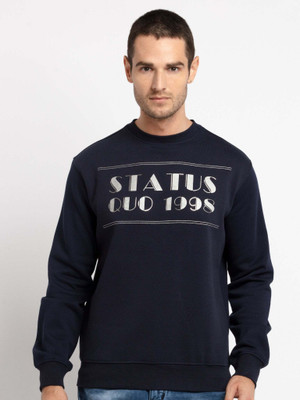 Status Quo Full Sleeve Printed Men Sweatshirt