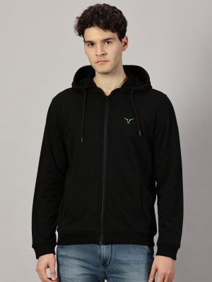 Leon Full Sleeve Solid Men Sweatshirt