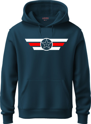 ADRO Full Sleeve Graphic Print Men Reversible Sweatshirt